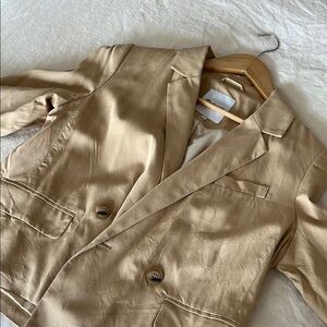 Madewell tan blazer